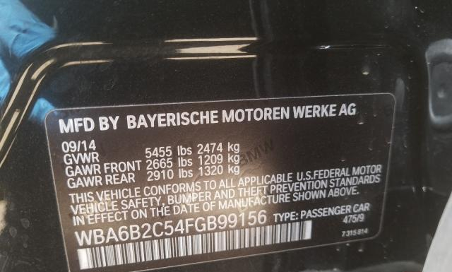 Photo 9 VIN: WBA6B2C54FGB99156 - BMW 650 