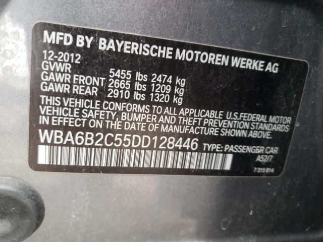 Photo 11 VIN: WBA6B2C55DD128446 - BMW 650 I 