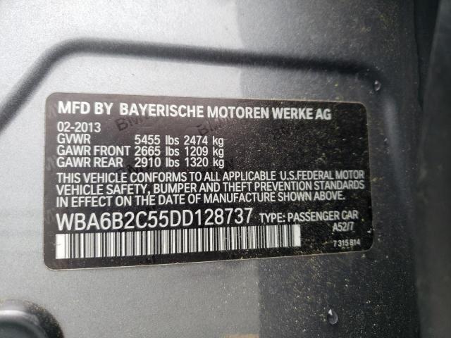 Photo 11 VIN: WBA6B2C55DD128737 - BMW 650 I 