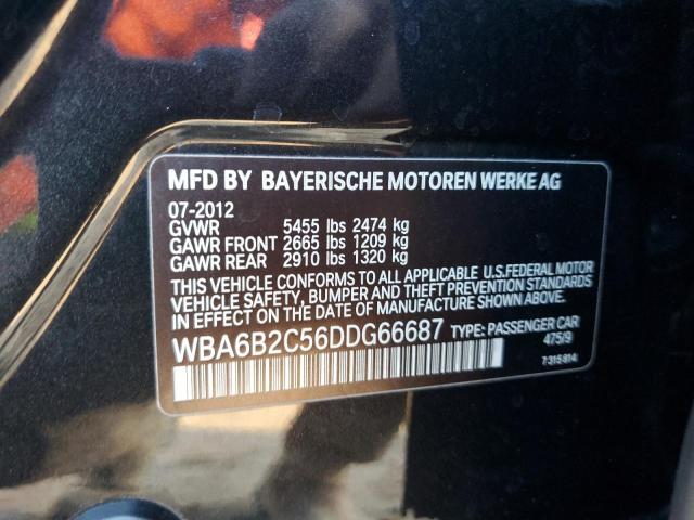 Photo 11 VIN: WBA6B2C56DDG66687 - BMW 650 I 