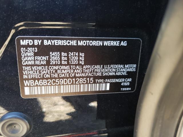 Photo 9 VIN: WBA6B2C59DD128515 - BMW 650 I 