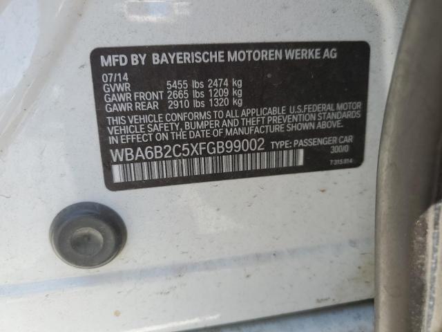 Photo 11 VIN: WBA6B2C5XFGB99002 - BMW 650 I GRAN 