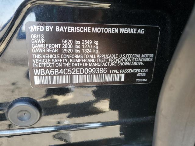 Photo 11 VIN: WBA6B4C52ED099386 - BMW 650 XI GRA 