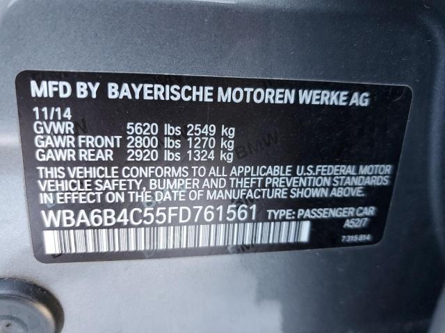 Photo 11 VIN: WBA6B4C55FD761561 - BMW 650 I 