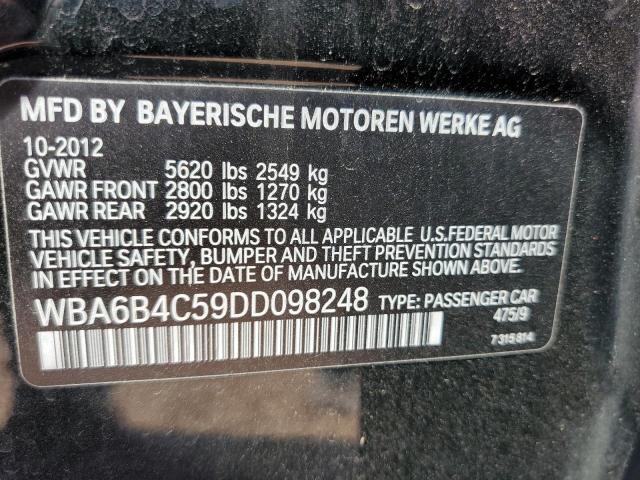 Photo 9 VIN: WBA6B4C59DD098248 - BMW 650 XI 