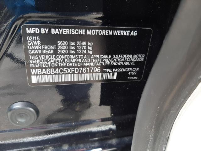 Photo 9 VIN: WBA6B4C5XFD761796 - BMW 650 XI GRA 