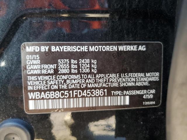 Photo 11 VIN: WBA6B8C51FD453861 - BMW 6 SERIES 