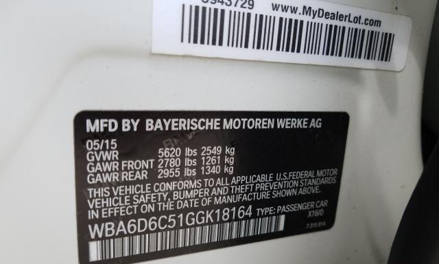 Photo 9 VIN: WBA6D6C51GGK18164 - BMW ALPINA B6 