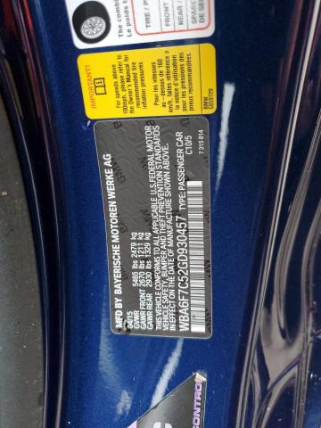 Photo 9 VIN: WBA6F7C52GD930457 - BMW 650 XI 