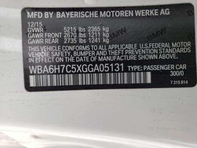 Photo 11 VIN: WBA6H7C5XGGA05131 - BMW 650I 