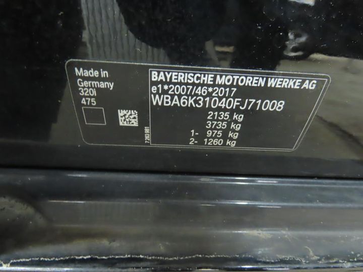 Photo 1 VIN: WBA6K31040FJ71008 - BMW 320I 