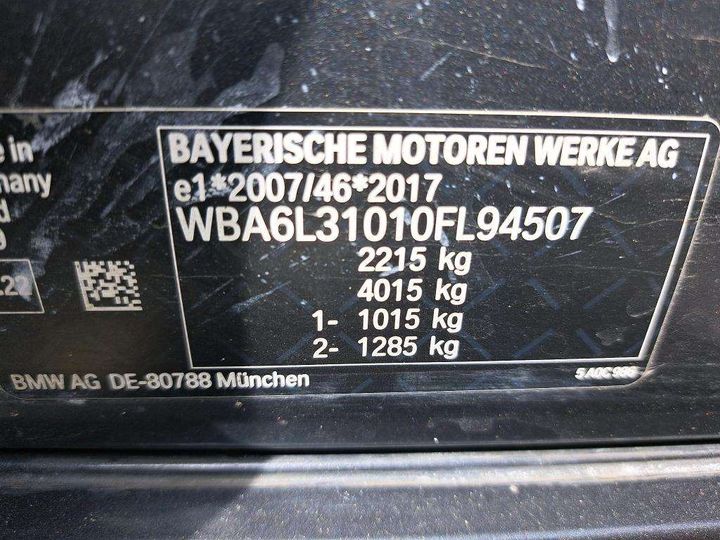 Photo 7 VIN: WBA6L31010FL94507 - BMW SERIE 3 TOURING 