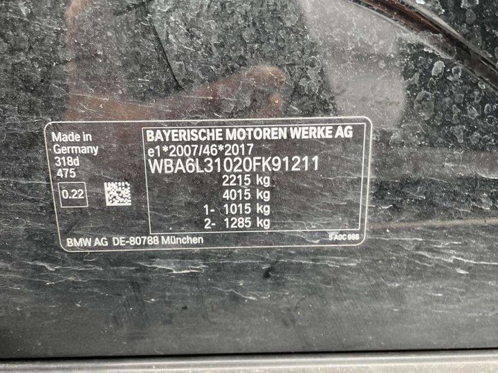 Photo 7 VIN: WBA6L31020FK91211 - BMW SERIE 3 TOURING 