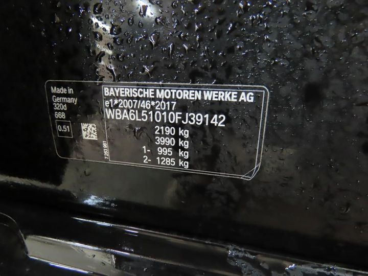 Photo 13 VIN: WBA6L51010FJ39142 - BMW 3 TOURING 