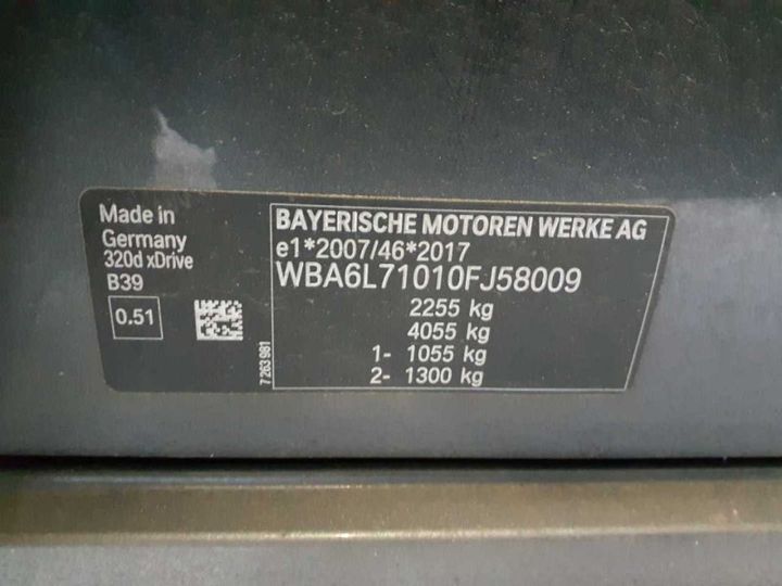 Photo 16 VIN: WBA6L71010FJ58009 - BMW 320D 