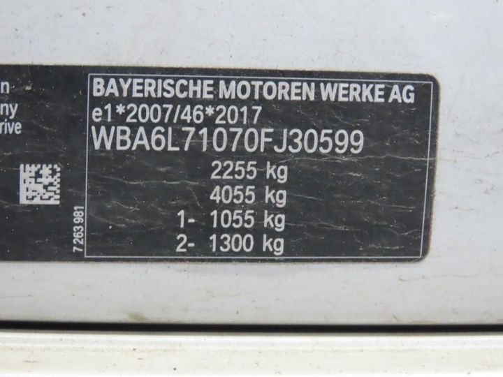 Photo 12 VIN: WBA6L71070FJ30599 - BMW 320D 