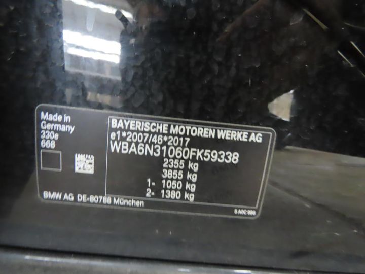 Photo 12 VIN: WBA6N31060FK59338 - BMW 330E 