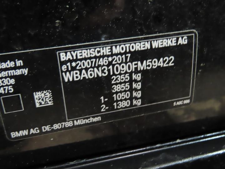 Photo 11 VIN: WBA6N31090FM59422 - BMW 330E 