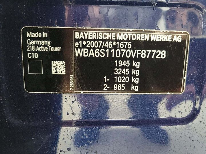 Photo 23 VIN: WBA6S11070VF87728 - BMW 2-SERIE 