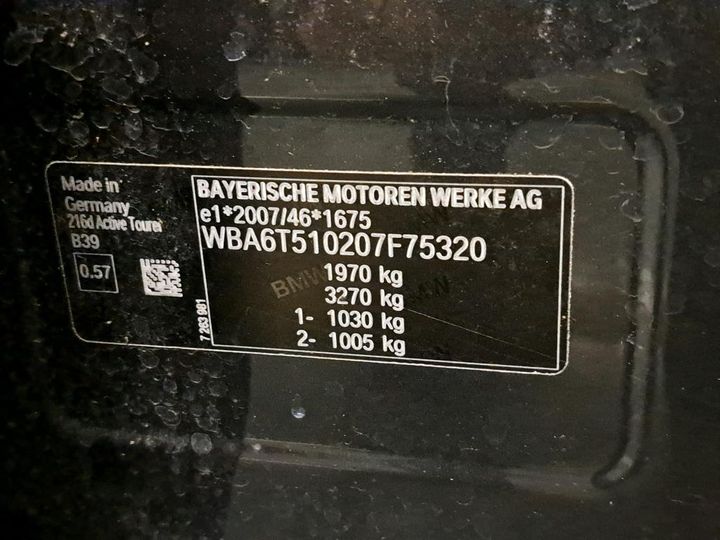 Photo 3 VIN: WBA6T510207F75320 - BMW 2-REEKS ACTIVE 