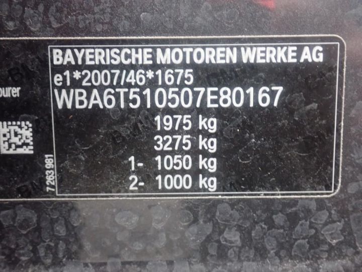 Photo 14 VIN: WBA6T510507E80167 - BMW SERIE 2 ACTIVE TOURER 