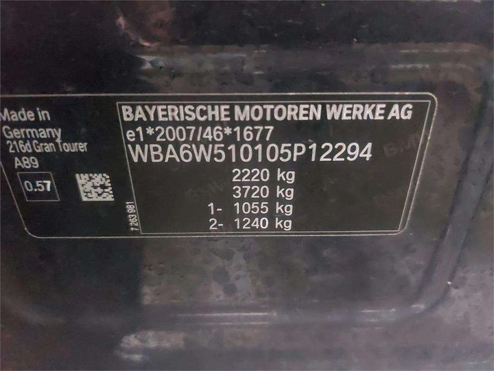 Photo 8 VIN: WBA6W510105P12294 - BMW SERIE 2 GRAN TOURER 