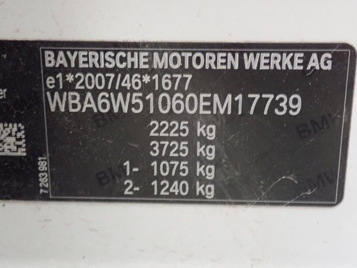 Photo 13 VIN: WBA6W51060EM17739 - BMW SRIE 2 GRAN TOURER 