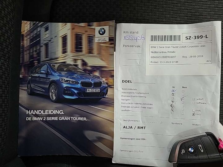 Photo 13 VIN: WBA6W51090EM16097 - BMW 2 SERIE GRAN TOURER 