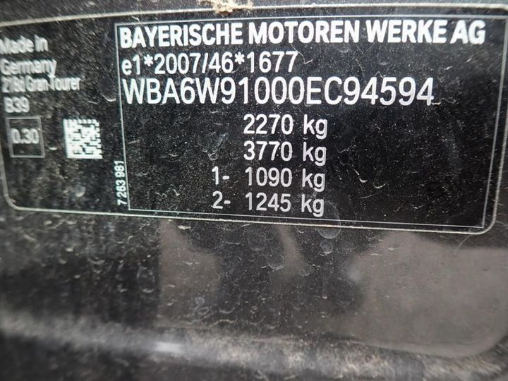 Photo 6 VIN: WBA6W91000EC94594 - BMW SERIE 2 GRAN TOURER 