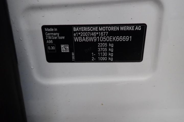 Photo 22 VIN: WBA6W91050EK66691 - BMW SERIE 2 GRAN TOURER 