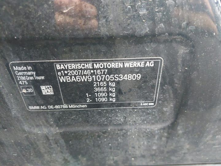 Photo 27 VIN: WBA6W910705S34809 - BMW SERIE 2 GRAN TOURER 