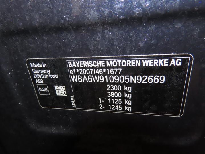 Photo 13 VIN: WBA6W910905N92669 - BMW 2 