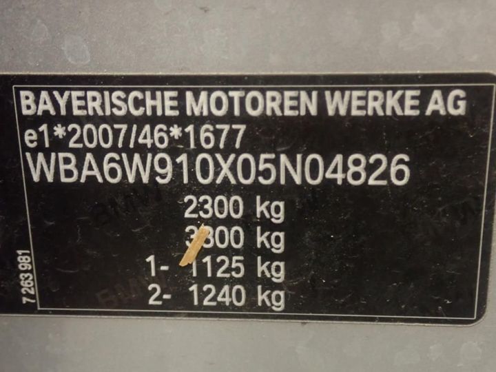 Photo 11 VIN: WBA6W910X05N04826 - BMW SERIE 2 GRAN TOURER 