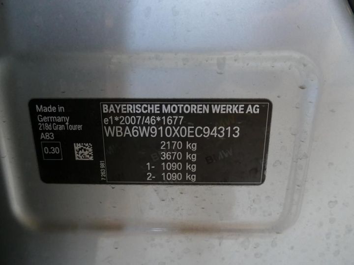 Photo 13 VIN: WBA6W910X0EC94313 - BMW 2 