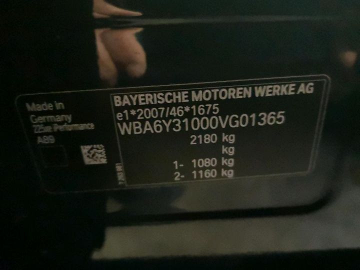 Photo 12 VIN: WBA6Y31000VG01365 - BMW SRIE 2 ACTIVE TOURER 