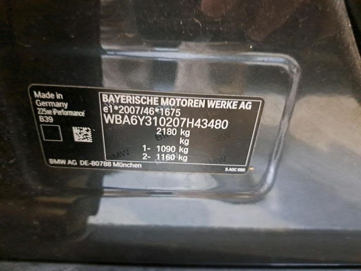 Photo 3 VIN: WBA6Y310207H43480 - BMW 2-REEKS ACTIVE 