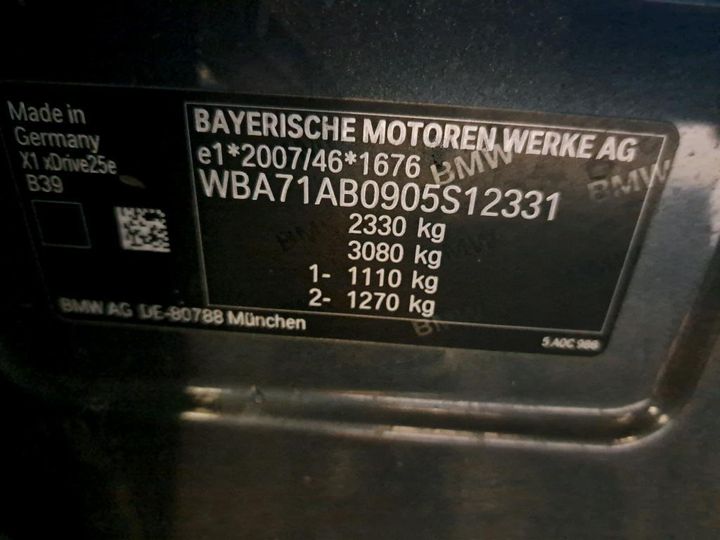 Photo 29 VIN: WBA71AB0905S12331 - BMW X1 