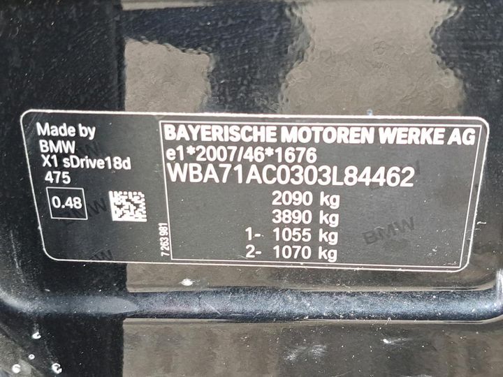 Photo 3 VIN: WBA71AC0303L84462 - BMW X1 