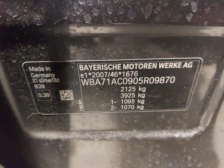 Photo 3 VIN: WBA71AC0905R09870 - BMW X1 