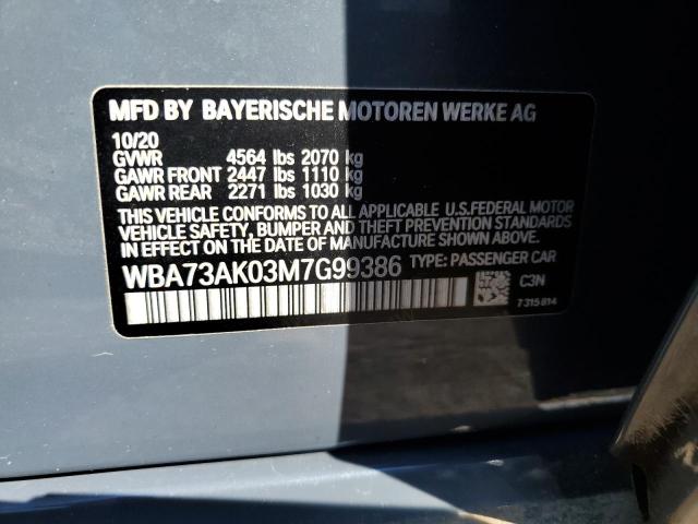 Photo 12 VIN: WBA73AK03M7G99386 - BMW 228XI 