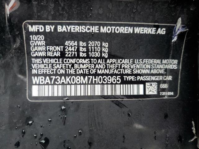 Photo 11 VIN: WBA73AK08M7H03965 - BMW 2 SERIES 