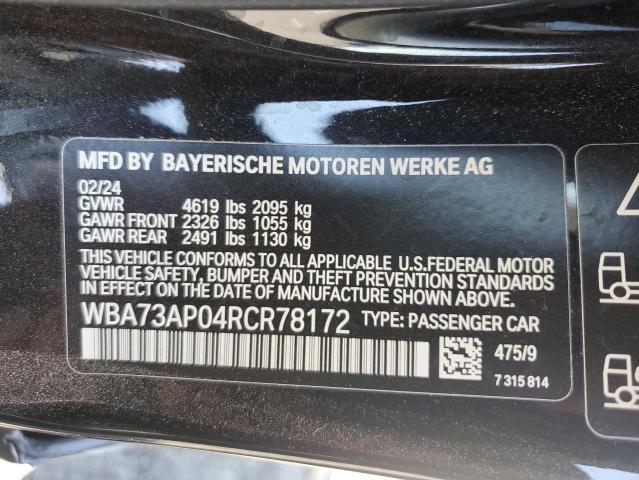 Photo 11 VIN: WBA73AP04RCR78172 - BMW 430XI 