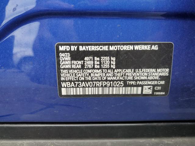 Photo 11 VIN: WBA73AV07RFP91025 - BMW 430XI GRAN 