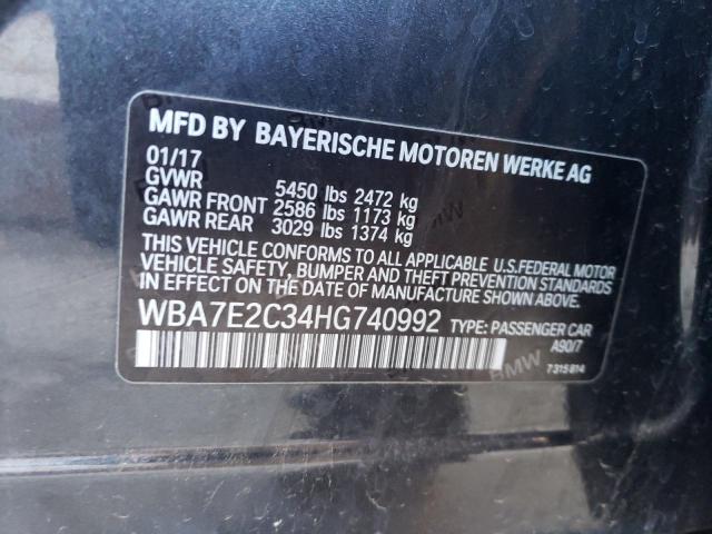 Photo 11 VIN: WBA7E2C34HG740992 - BMW 7 SERIES 