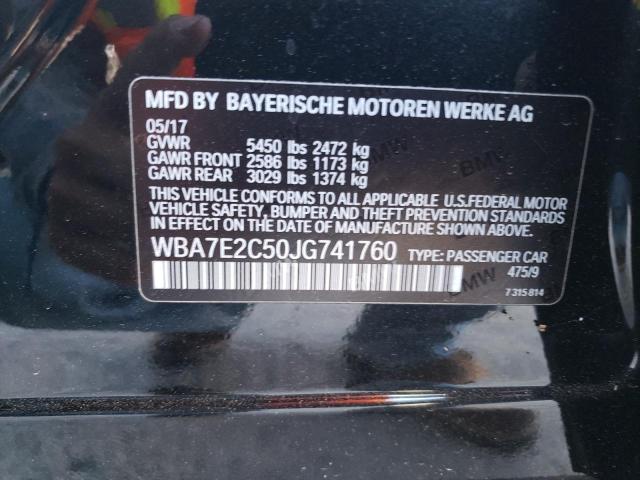 Photo 11 VIN: WBA7E2C50JG741760 - BMW 740 I 