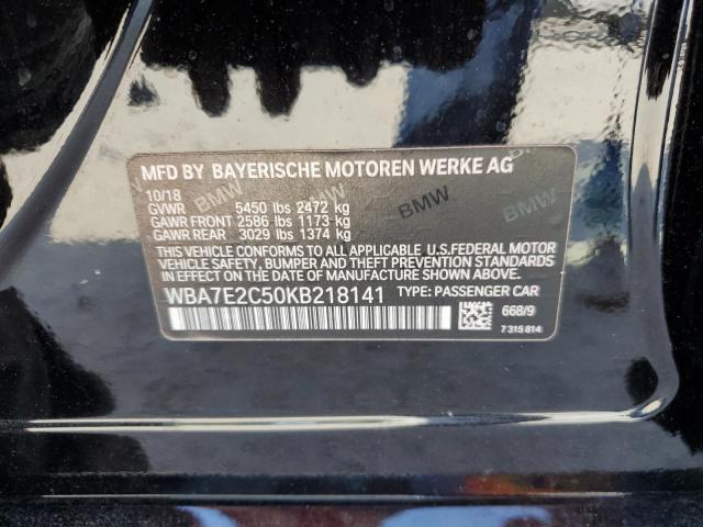 Photo 12 VIN: WBA7E2C50KB218141 - BMW 740 I 