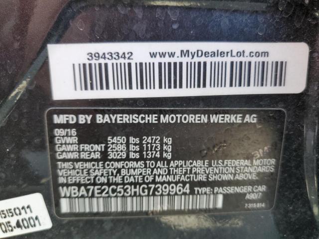 Photo 11 VIN: WBA7E2C53HG739964 - BMW 740 I 