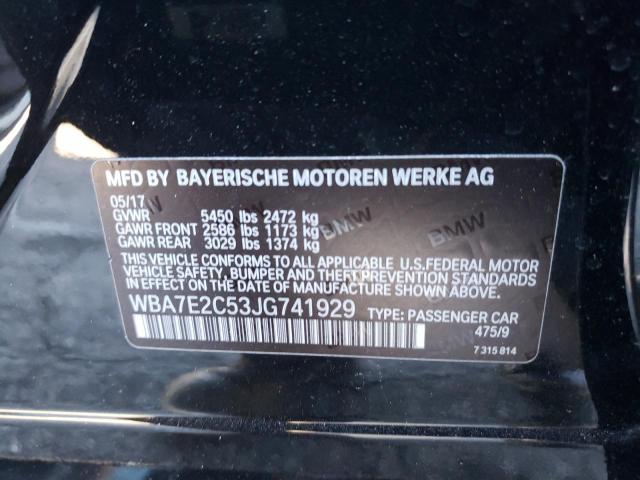 Photo 9 VIN: WBA7E2C53JG741929 - BMW 740 I 