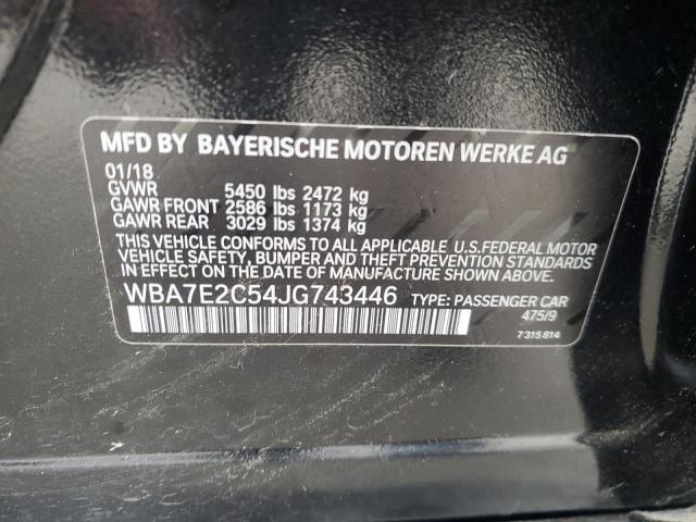 Photo 11 VIN: WBA7E2C54JG743446 - BMW 7 SERIES 