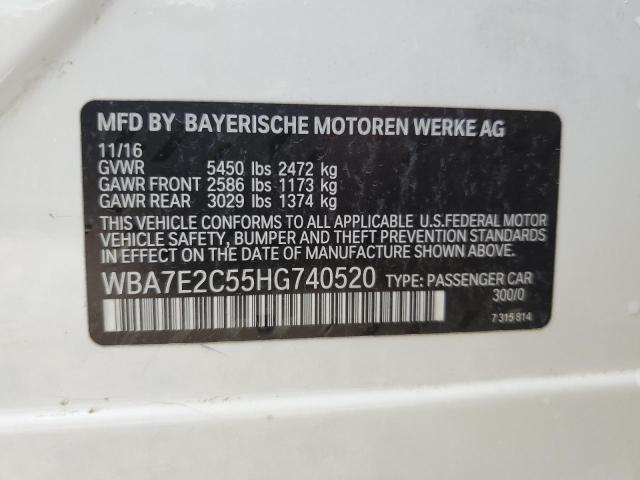 Photo 11 VIN: WBA7E2C55HG740520 - BMW 7 SERIES 